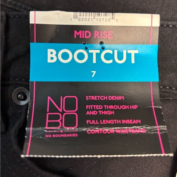 No Boundries Midrise Bootcut Black Jeans NWT - Picture 4 of 9